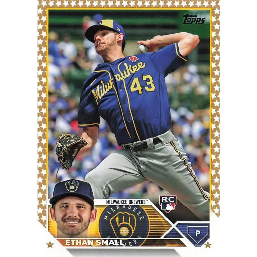2023 Topps Gold Star Ethan Small Rookie #87 Milwaukee Brewers